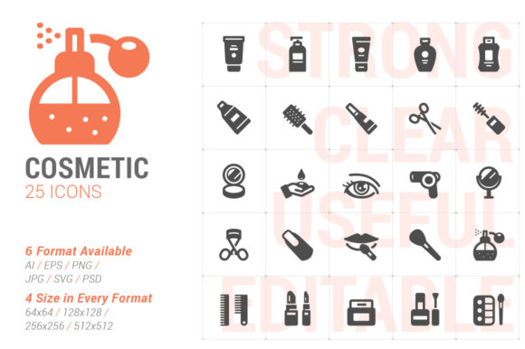 Cosmetic Filled Icon: Practical Design Resource for Modern Creatives