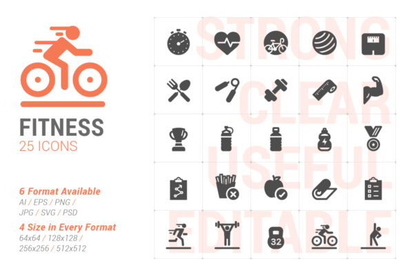 Fitness Filled Icon: A Strategic Design Asset for Visual Communication
