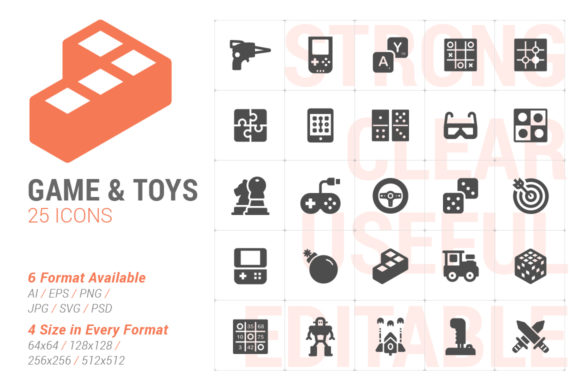 Game Toy Filled Icon: A Versatile Asset for Modern Design Projects