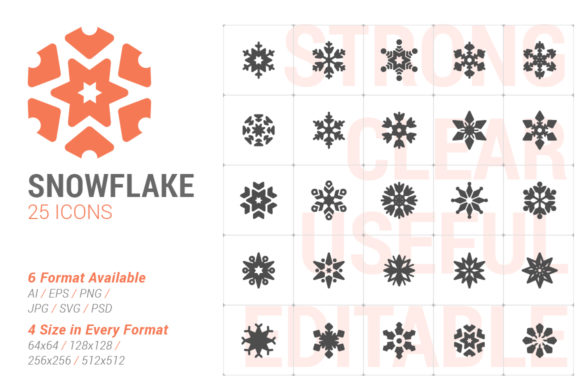 Snowflake Filled Icon: A Versatile Design Asset for Modern Digital Projects