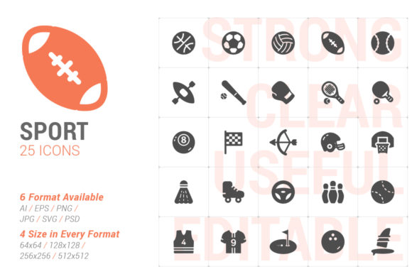 Sport Activity Filled Icon: A Versatile Design Asset