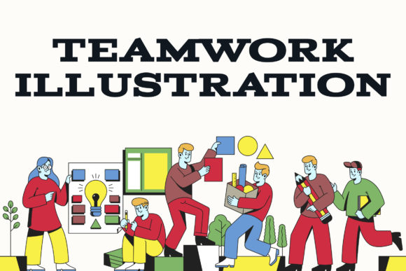 Team Work Illustration Collection: Enhancing Collaboration Through Visual Storytelling